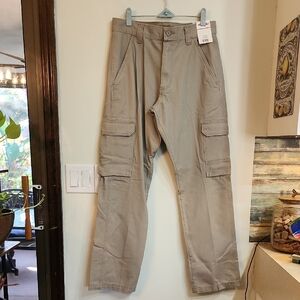 NWT Wrangler Men's Classic Beige Cargo Pants